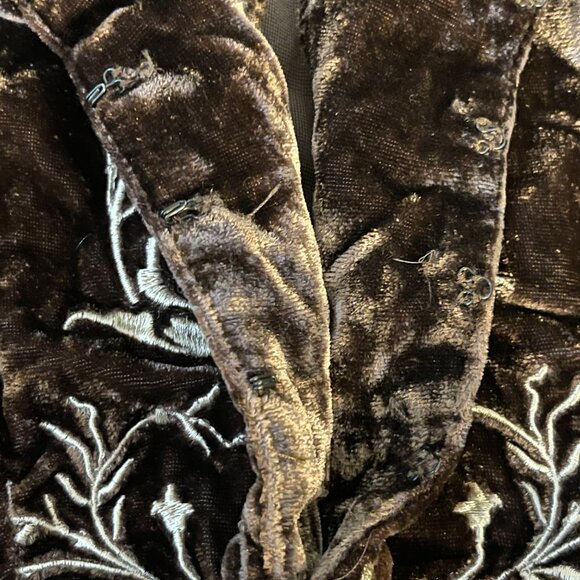 Stetson Velvet Embroidered Tunic Top • Vintage Western - Picture 7 of 11